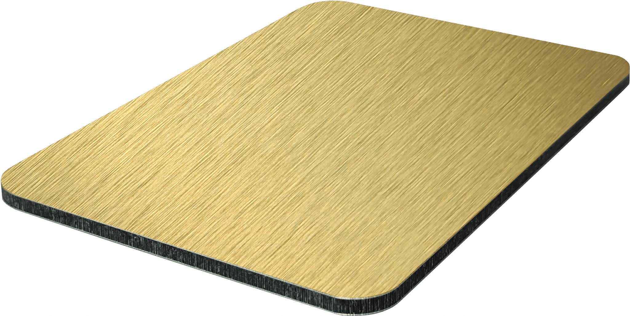 Złoto szczotkowane Alukompozyt